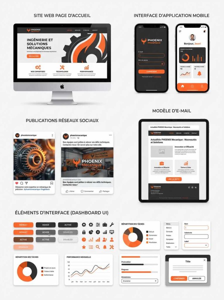 Design sites Web, wordpress responsive et interfaces pour Applications UI-UX