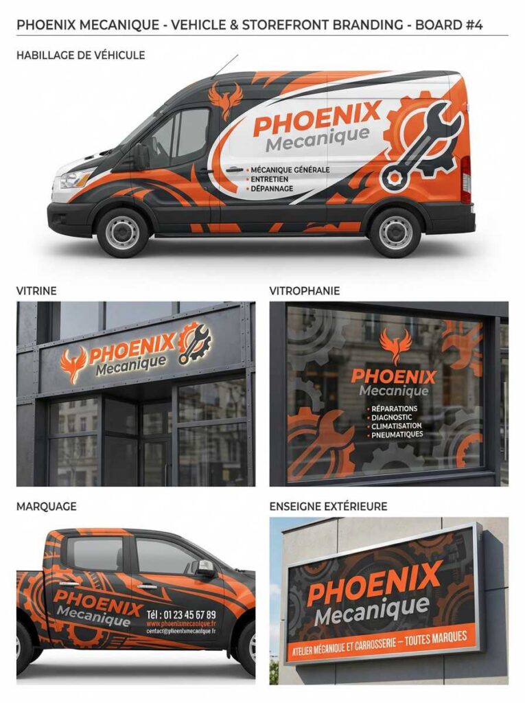 Design et services Habillage et Véhicules, vitrines et marquages